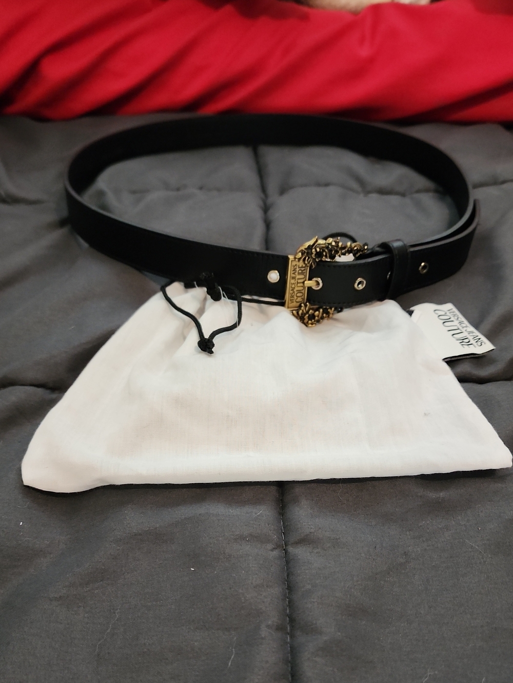 Authentic Versace Jeans Couture Belt Made In Italy Unisex With Dustbag